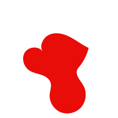 Red Abstract Shape Vectors 