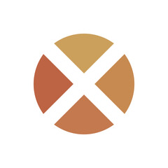 Fototapeta premium Monogram X. Design vector X logo. Monogram initial letter mark X logo design. Monogram design vector logo. Monogram initial letter mark X logo design. Simple X monogram. Monogram X design logo