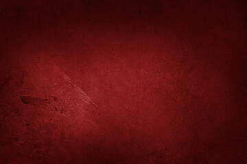 Dark red textured concrete grunge wall background