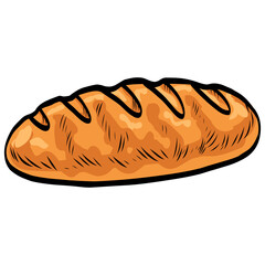 Bread Loaf Illustration