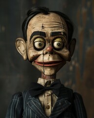 A psychotic ventriloquist dummy, gaining a life of its own, manipulating its owner with malevolent cunning