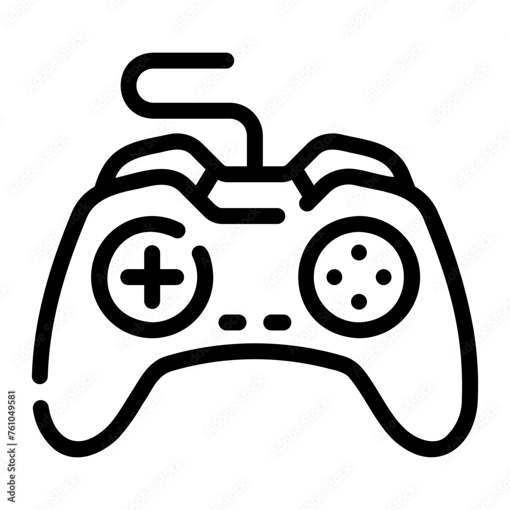 Canvas Prints gamepad line icon