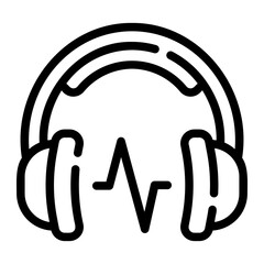 headphones Line Icon