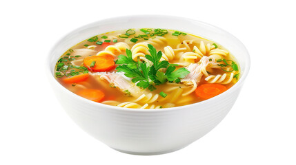 food on a white background