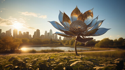 Buenos Aires' Metallic Bloom: Floralis Genérica's Sculptural Grandeur