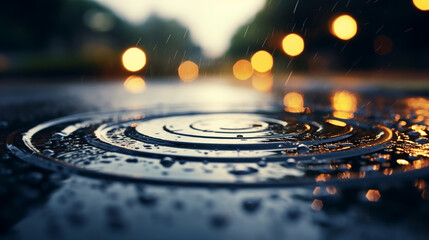 Fototapeta na wymiar beautiful backgrounds with falling water drops