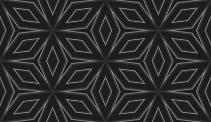 Geometric Tech Motion Seamless Background Pattern