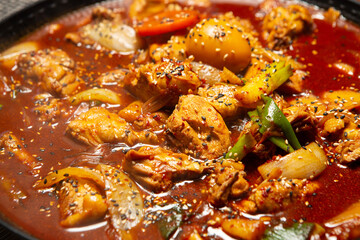 Braised Spicy Chicken with Vegetables