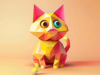 Cute Geometry Animal illustration