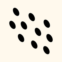 Hand drawn leaves autumn flat design
illustration vector element