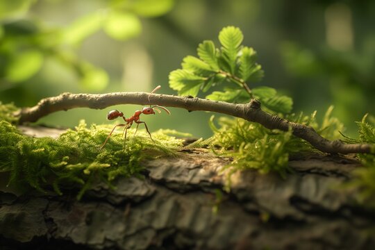 The ant and the twig