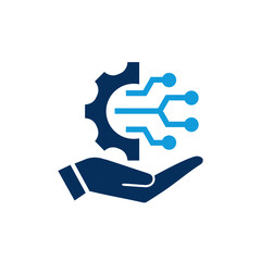 Tech care icon design.