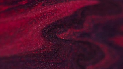 Sparkling paint flow. Ink water. Blur bright pink blue purple color glitter particles marble texture fluid spill mix wave abstract art background. - Powered by Adobe