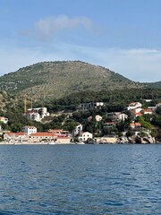 Fototapeta premium village on the coast