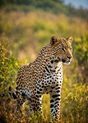 Obraz premium leopard in the tree