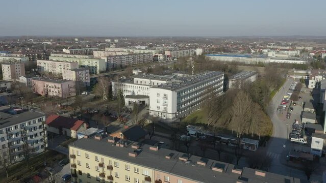 Panorama Hospital Opoczno Aerial View Poland