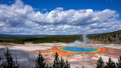 Grand Prismatic Spring, Yellowstone National Park