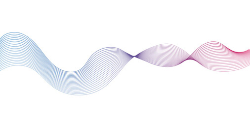 Abstract Wavy Lines Forms, Dynamic Wavy Flowing on Transparent Background. Suitable for AI, Tech, Network, Digital, Science, and Technology Themes.