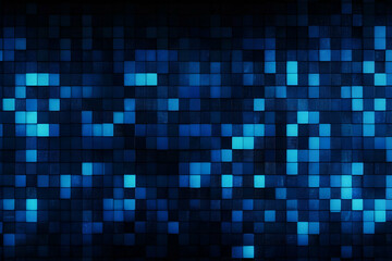 Dark blue Light Abstract pixels Technology background