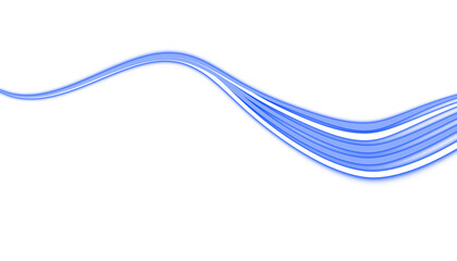 Blue Glowing Electric Neon Line Visuals  Trails of Innovation Network