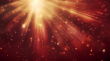 Red glow bokeh light background