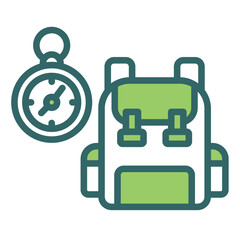 Obraz premium Camping Gear Icon