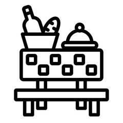 Picnic Table Icon