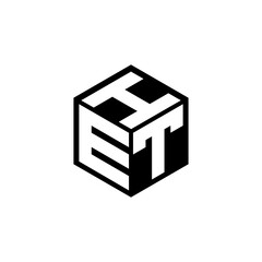 ETI letter logo design in illustration. Vector logo, calligraphy designs for logo, Poster, Invitation, etc.
