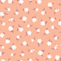 Abstract floral pattern perfect for textile design,