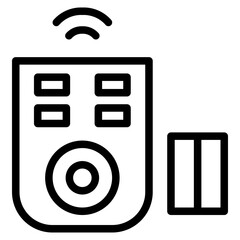 remote line icon