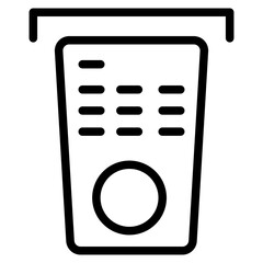 remote line icon