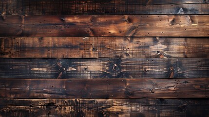 Wand aus dunklen Holzbrettern 