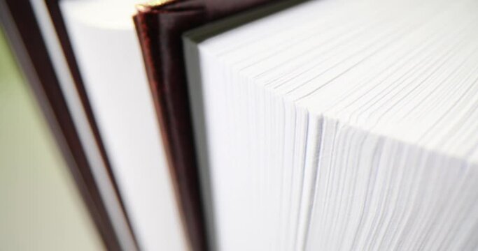 Neat rows of book sheets facilitate easy learning in library