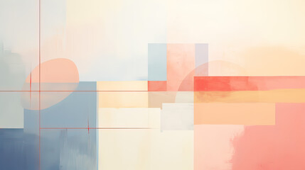An abstract background with a nostalgic color palette, soft pastels and faded shades, a visually pleasing and emotionally resonant composition Background Ai Generative