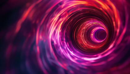 A spiral of red and purple colors with a purple background