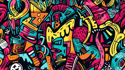Obraz premium Abstract graffiti background