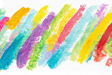 crayon colorful strokes hand painted background. - 761139531