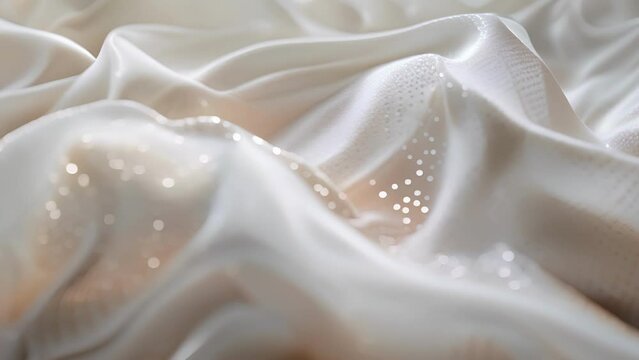 A textile material with tiny unobtrusive interwoven sensors that track body position and alignment.