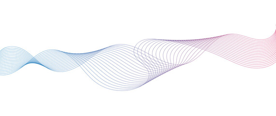 Flowing Dot Wave halftone gradient pattern on transparent background