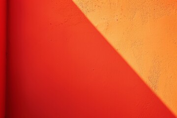 Red and Orange Wall With Shadow