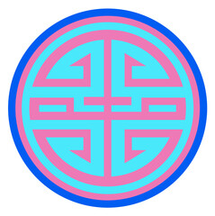 
This is an illustration of Dancheong, a traditional Korean pattern.