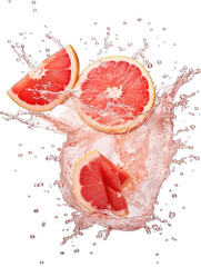 Create A High quality fresh grapefruit splash