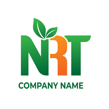 NRT Nature Brand Logo Design Template Vector & Png Free Download
