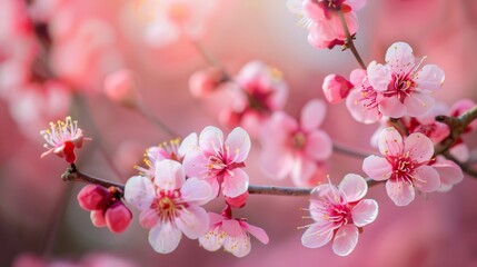 Flower background in spring