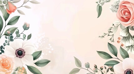 Modern Design: Garden flower lavender pink peach rose white eucalyptus thyme leaves elegant greenery, berry, forest bouquet.Rigid Wedding Invitation Elegant Invitation. - obrazy, fototapety, plakaty