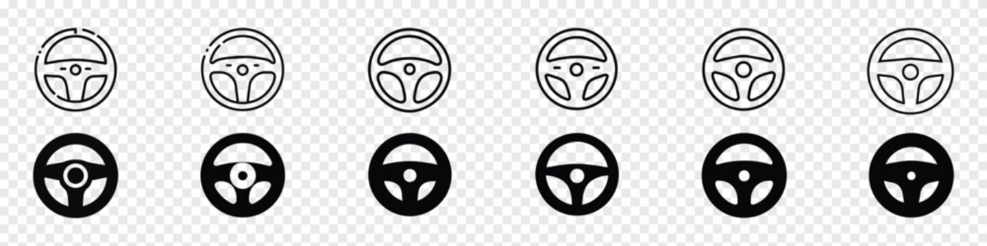 icon steering wheel, Car wheel vector icon, Steering wheel icon, Racing steering wheel, Car automobile steering wheel or driving wheel flat vector icon
