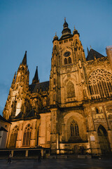 Fototapeta premium Prague Castle at Night Cezch republic