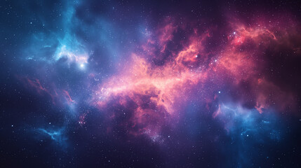 青と紫の宇宙
