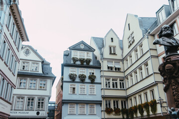 Romer street in Frankfurt Germany