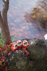 Japanese traditional dharma dolls